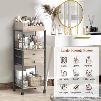 Makeup Organizer, Floor Skincare Organizers Make Up Organizers and Storage - Image 2