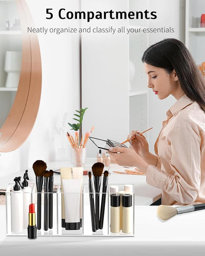 Uniclife Clear Acrylic Pen Holder - Image 3