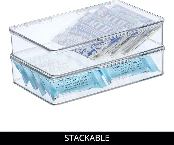 iDesign Kitchen Binz BPA-Free Plastic Stackable Organizer Box - Image 3