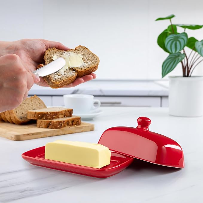 Zulay Kitchen Butter Dish With Lid - Image 4
