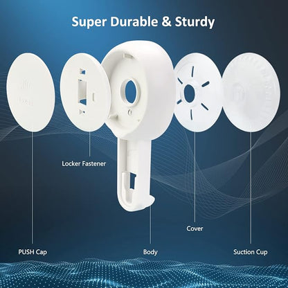 LEVERLOC Powerful Suction Toothbrush Holder, Removable Drill-Free Wall Shower - Image 9
