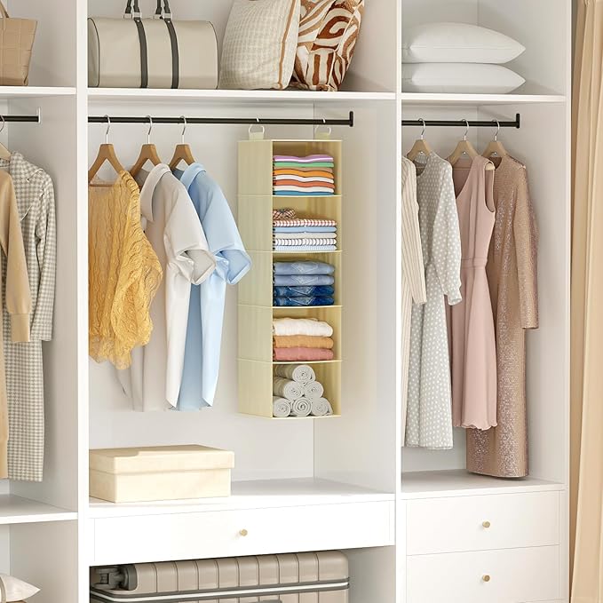 Lifewit 5 Tier Hanging Closet Organizer and Storage - Image 2