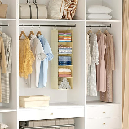 Lifewit 5 Tier Hanging Closet Organizer and Storage - Image 2