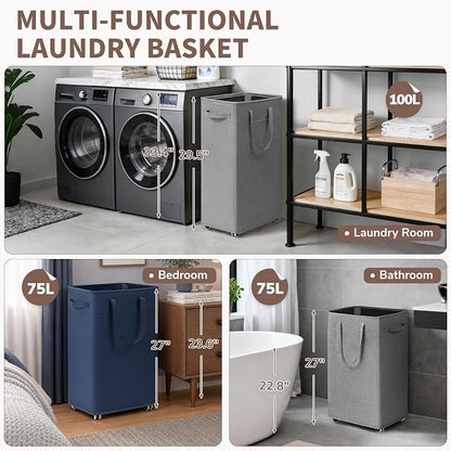 CHICVITA 75L Laundry Basket - Image 6
