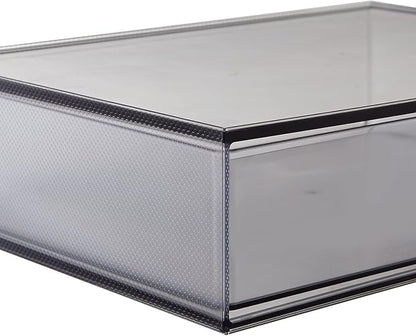 STORi STAX Plastic Stackable Organizer Drawer in Grey | 12.5-inches Wide | - Image 7