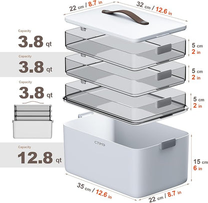 CTIME 4-Tier XL Medicine Organizer - Image 4