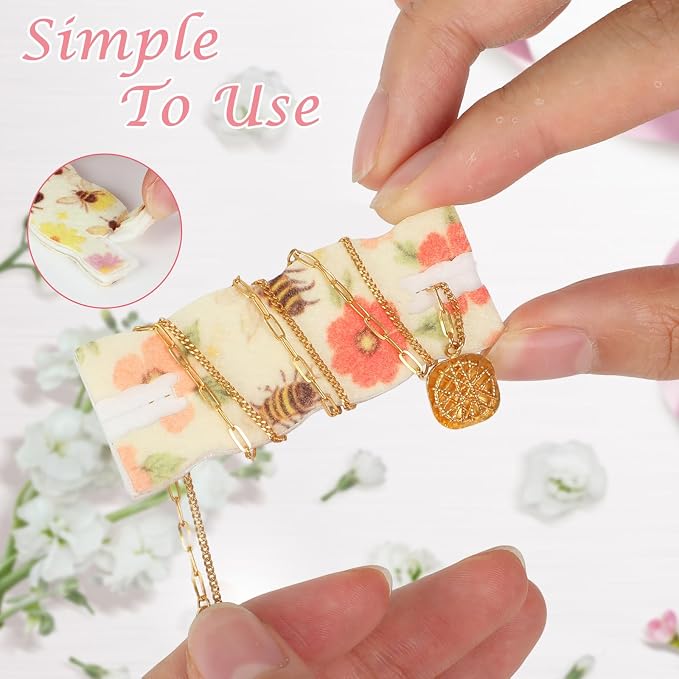 10pcs Tangle-Free Jewelry Organizer, Universal Necklace Display Card Holder - Image 2