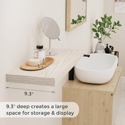 24 Inch Floating Shelves for Wall 2 Pack for Bedroom|Kitchen|Bathroom, Wall - Image 4