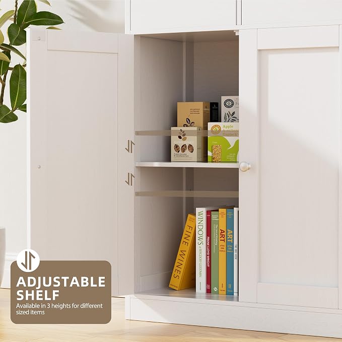 Walsunny Floor Storage Cabinet, Organizer - Image 3