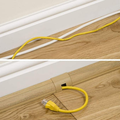 D-Line Cord Cover Kit, 30FT Self-Adhesive Wire Hider, Cable Raceway to Hide - Image 6
