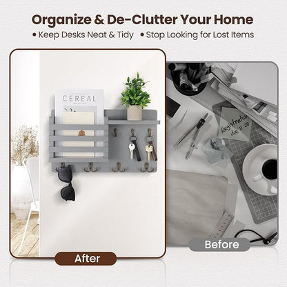Nekon Mail Holder for Wall Mail Organizer - Image 2