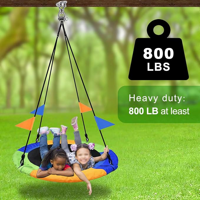 SELEWARE Heavy Duty Bearing Swivel Swing Hanger Stainless Steel Swing Hooks | - Image 7