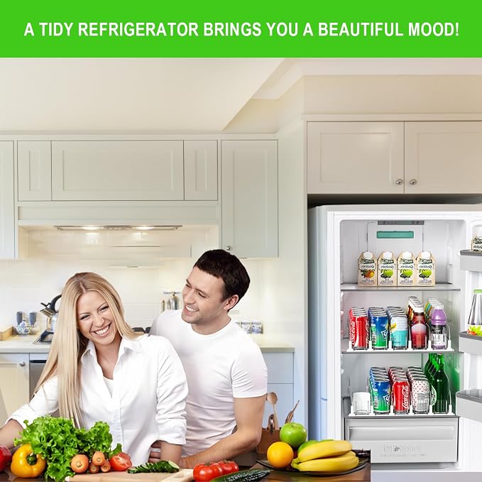 2025 Drink Organizer for Fridge, Upgrade Soda Can Dispenser for Refrigerator - Image 2