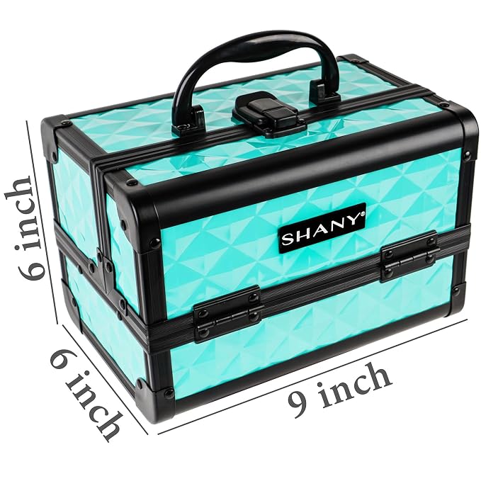 SHANY Chic Makeup Train Case Cosmetic Box Portable Makeup Case Cosmetics Beauty - Image 6