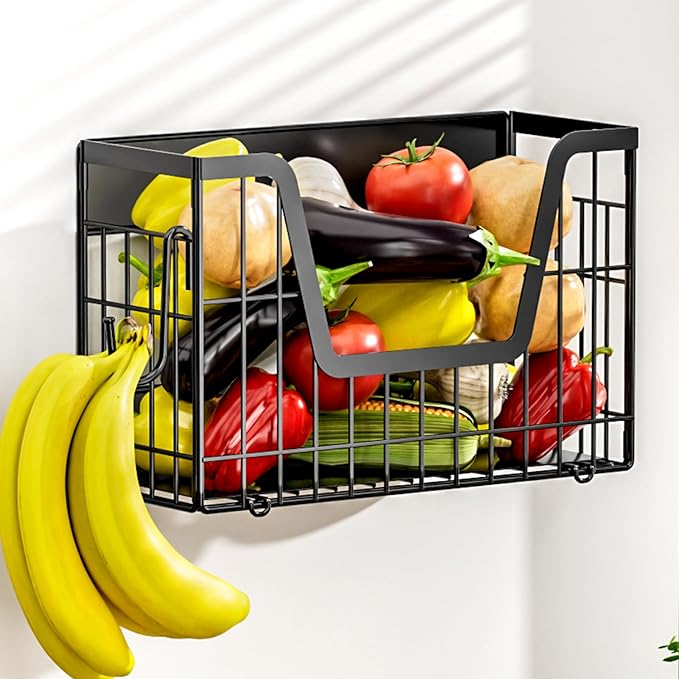 Magnetic Shelf for Fridge, Fruit Potato and Onion Storage Bins, Magnetic Spice by YIWANFW