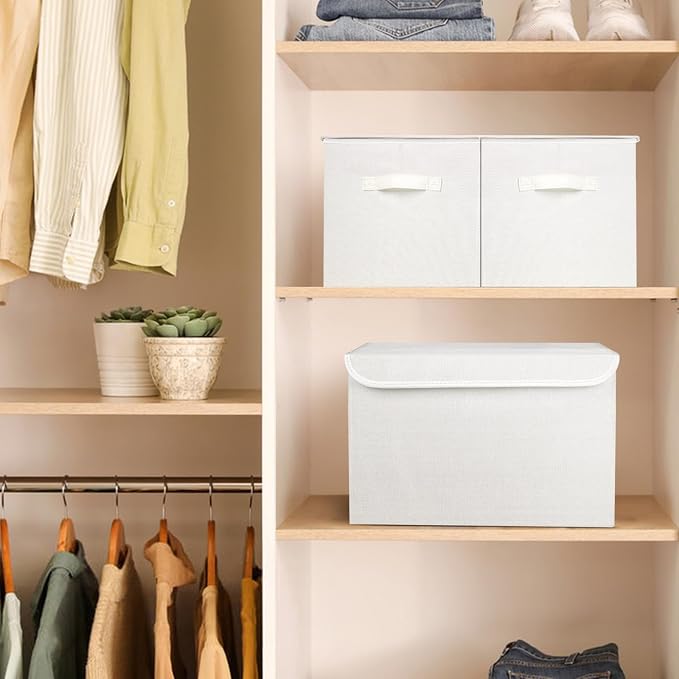 Bagnizer Large 42 Quarts Fabric Storage Bins - Image 7