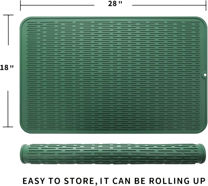Silicone Dish Drying Mat for Multiple Usage, Easy clean, Eco-friendly, - Image 2
