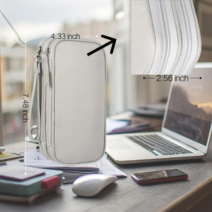 Portable Waterproof Double Layers All-in-One Storage Bag, Travel Cord - Image 4