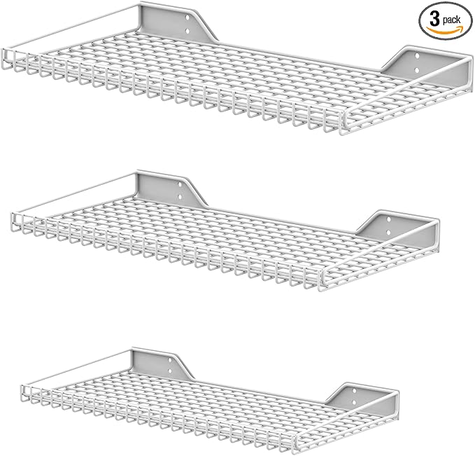TORACK Wall-Mounted Storage Shelves, Mixed-Size Garage Wall Shelving by TORACK