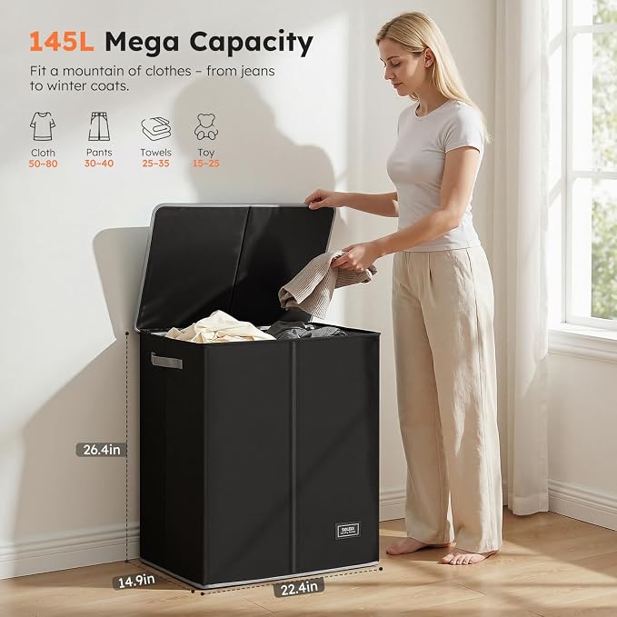 SOLEDI Double Laundry Hamper - Image 6
