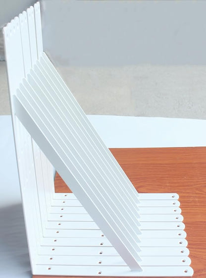 16 Pack L20 x H 12" White Heavy Duty Shelf Brackets - Image 4