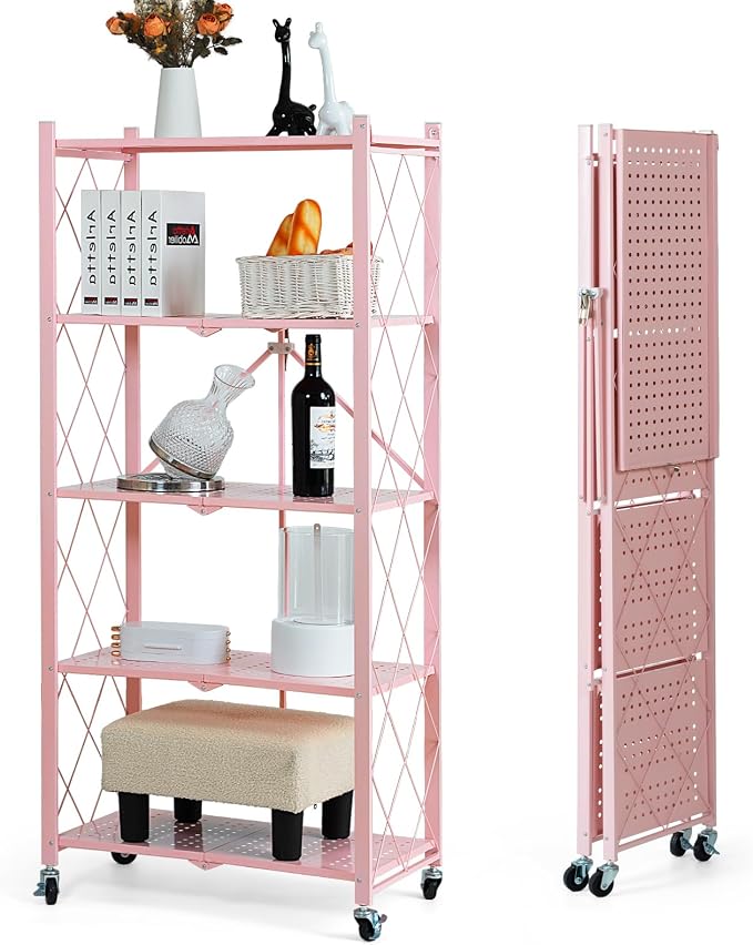 BRIAN & DANY 5-Tier Foldable Storage Shelves - Image 4