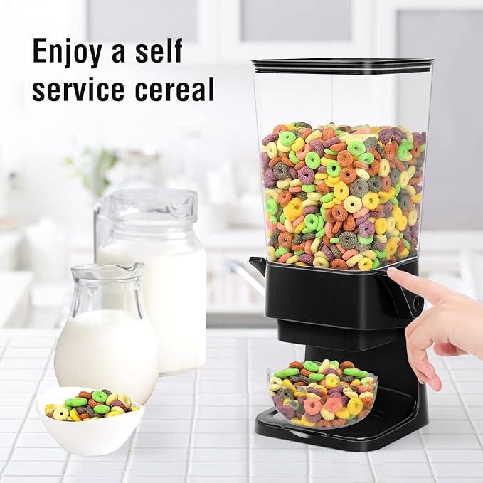 Cereal Dispenser Countertop Large Cereal Containers Storage Dispenser - Image 4