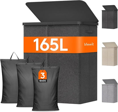 Lifewit 165L Large Laundry Basket by Lifewit