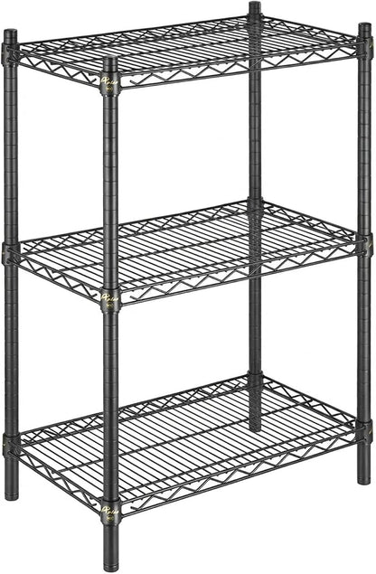 APLSS 14" D x 24" W x 34" H Black Heavy Duty Wire Shelving by HECMAC