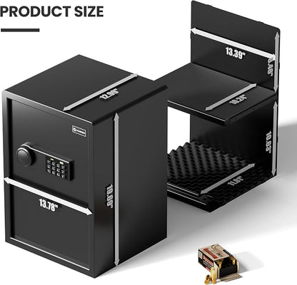 XDeer Biometric Safe Box, Quick-Access Security Safe Box - Image 5