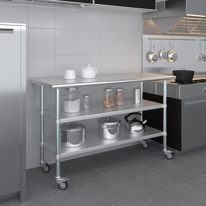 AmGood Stainless Steel Work Table - Image 9