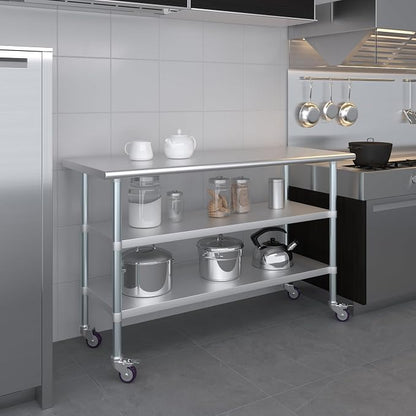 AmGood Stainless Steel Work Table - Image 9