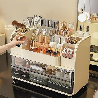 Makeup Organizer with Drawers for Vanity, Bathroom Countertop Organizer with - Image 4