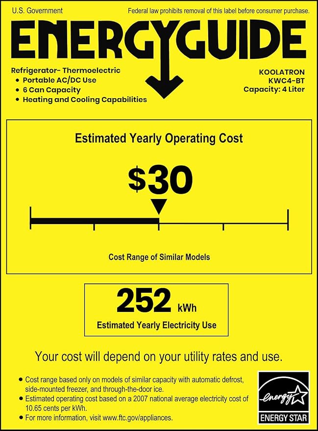 Koolatron Mini Fridge Bluetooth - Image 8