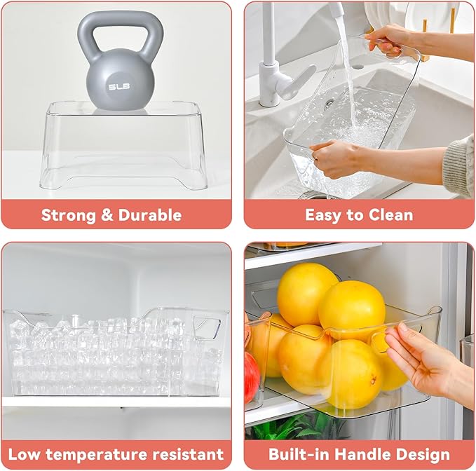 Clear Plastic Storage Bins - Image 3