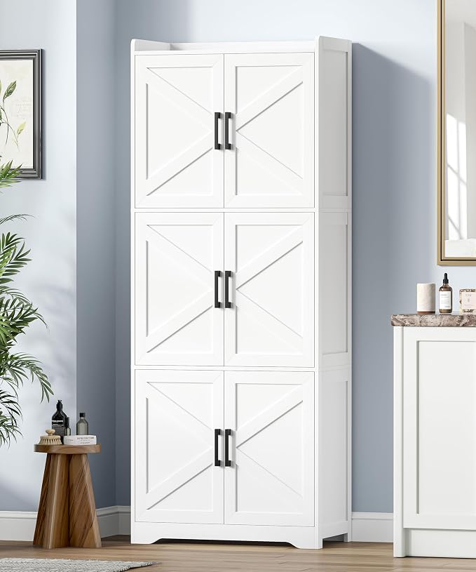 Akxomel Tall Bathroom Floor Cabinet - Image 2