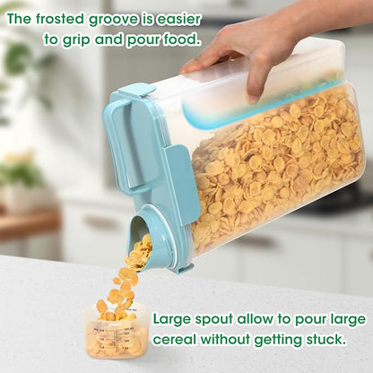 TBMax Airtight Rice Container 10 Lbs Cereal Dispenser, Small Pet Cat Dog Food - Image 3