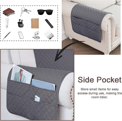Waterproof Sofa Armrest Cover Headrest Cover - Image 4