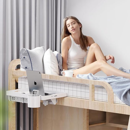 Bedside Shelf for Top Bunk Bed, Bedroom Dorm Room Essential Nightstand for - Image 2