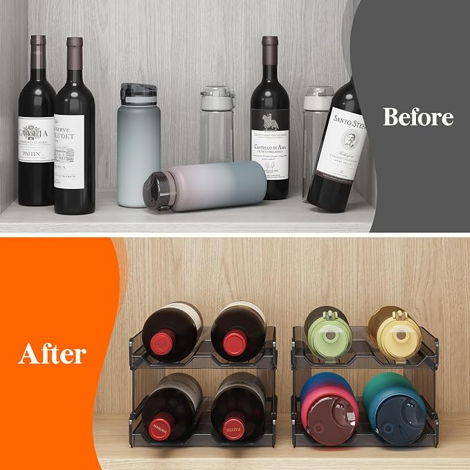 Lifewit Plastic Stackable Wine Rack - Image 9