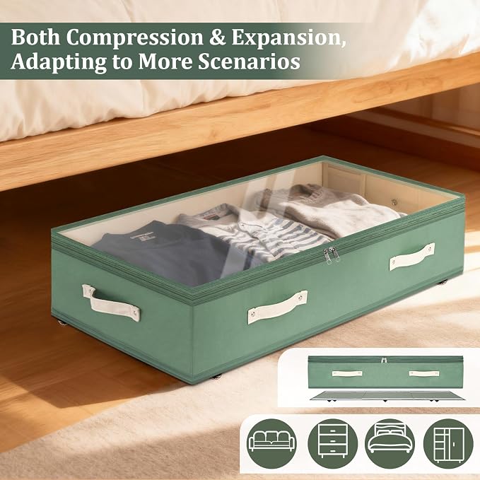Dolicer 2 Pack Under Bed Storage - Image 9