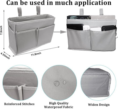 Sugaroom Bedside Storage Caddy, Bunk Bed Organizer Bed Storage Pocket Bedside - Image 4