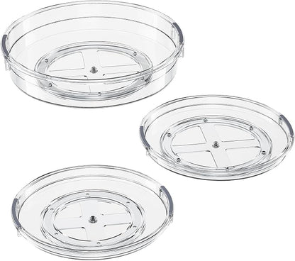 LAMU 3 Pack Lazy Susan Organizer Turntable - Image 9