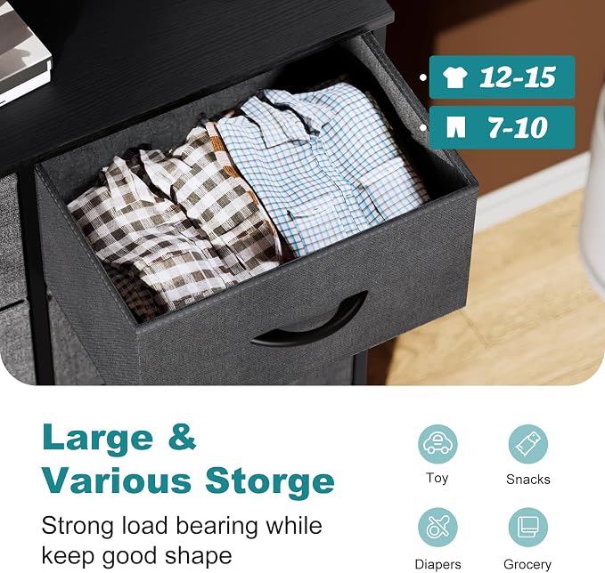 OLIXIS 8 Drawer Storage Dresser - Image 6