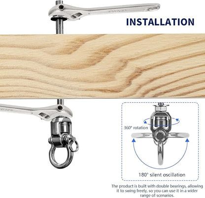 4-Pack Heavy Duty Swing Hangers - Image 4