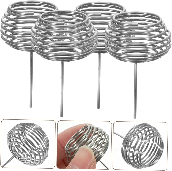 ibasenice 10pcs Stainless Steel Fertilizer Containers - Image 8