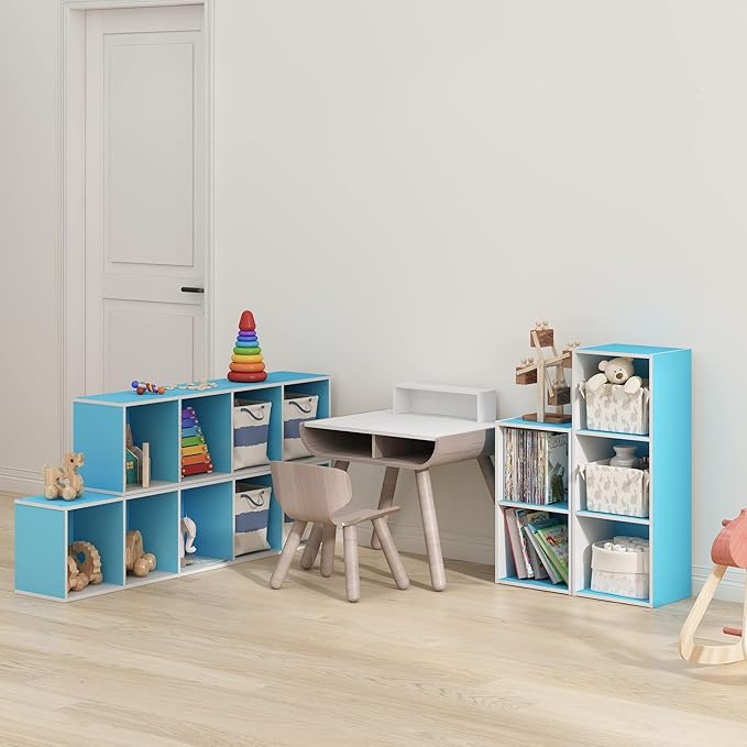 Furinno PASIR Book Shelf, 2-Tier Modern Bookshelf, Open Shelves Bookcase 9 x 12 - Image 2
