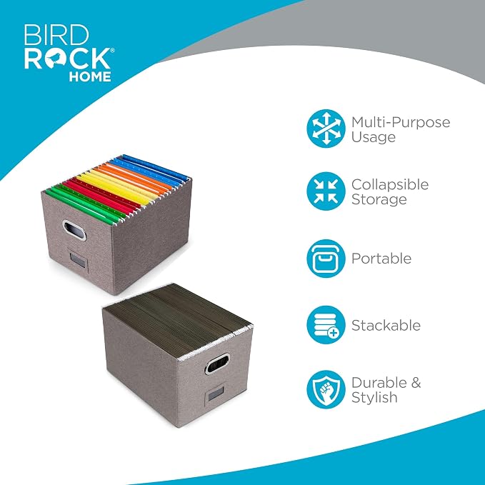 Internet's Best Collapsible File Box Storage Organizer - Image 5