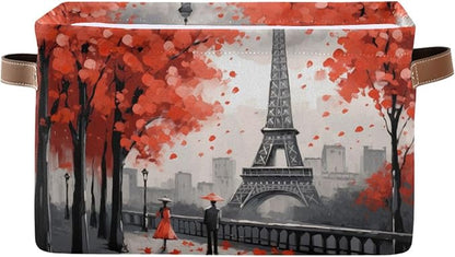 Eiffel Tower Foldable Storage Basket by LLCxigua