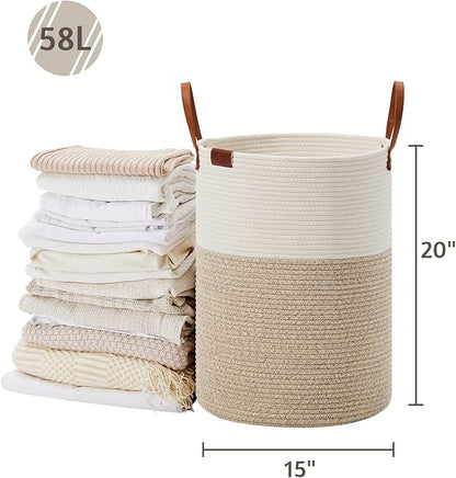 VIPOSCO Tall Laundry Basket, Large Dirty Clothes Hamper - Image 5